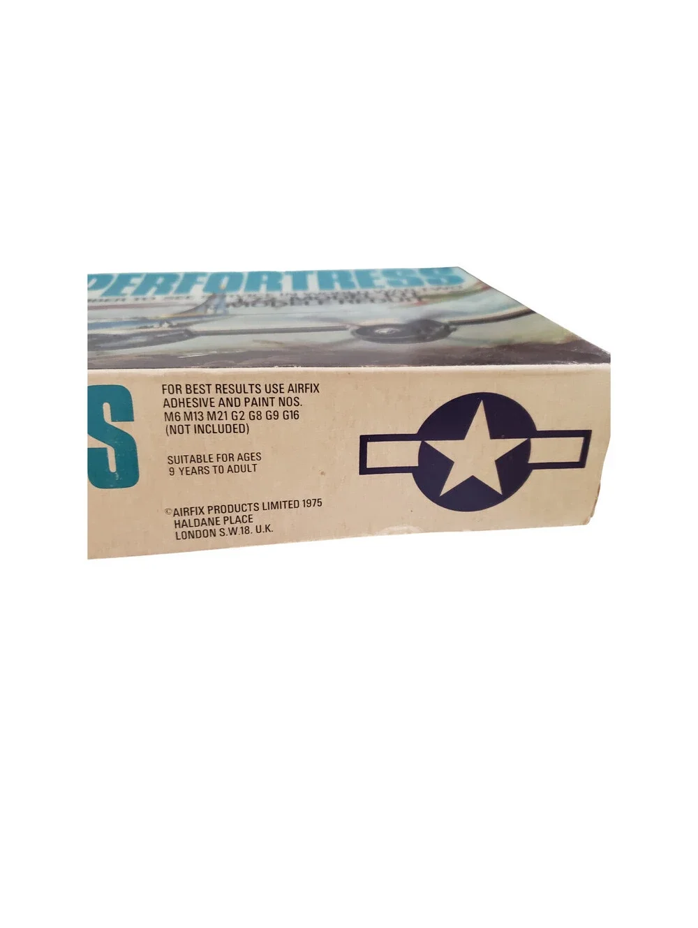 Vintage Airfix B-29 Superfortress 07001-4 Series 7 Model Kit Sealed Parts 1975